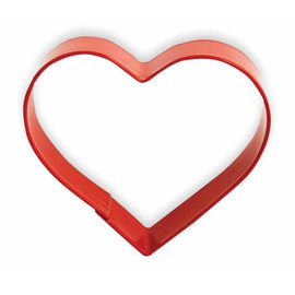 Ausstecher herzförmig groß rot