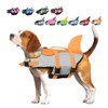 Large Dog Life Jacket Shark, Dog Swimming Safety Vest with