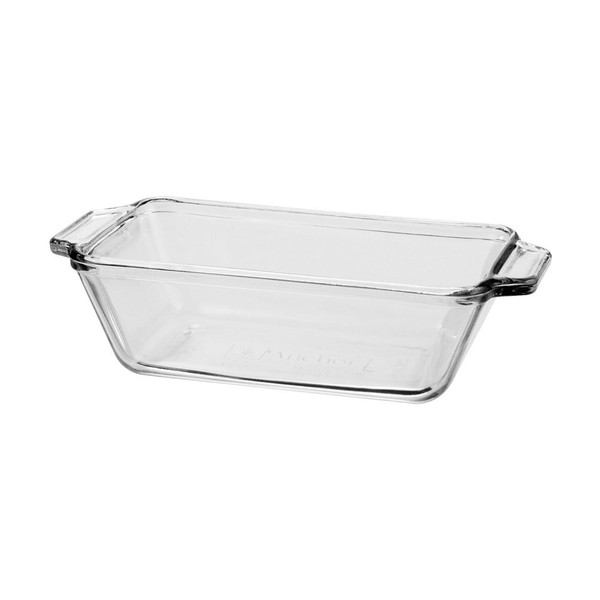 Anchor Hocking 1.5 quart Glass Loaf Pan, Clear