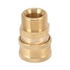 2Pcs Pure Copper M22 High Pressure Washer Fitting Adapter 3/8