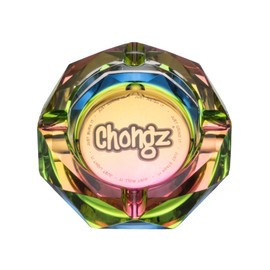Chongz Cut Glass Rainbow Ashtray