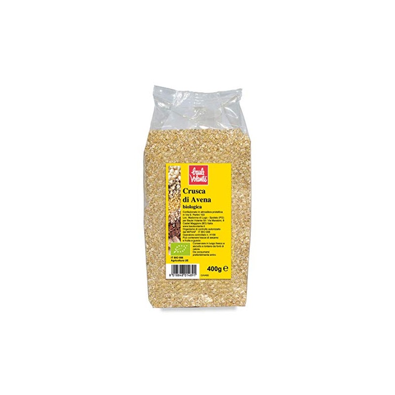 Baule Volante, Crusca di avena bio, senza zuccheri, 400g