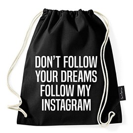 Sambosa, gym, sports bag with hipster quotes, black