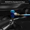 HTOMT R1234yf Adapter,Adjustable R1234yf Quick Couplers Adapter,Air Conditioning Line Repair