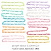 10PCS Plastic Curb Chains,Colors Cable Chain Links,Acrylic Curb Chains for