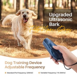 Anti Barking Device, Ultrasonic Dog Barking Deterrent Devices with Dual Frequency, More Effective Stop Dog Barking Device, Pet Gentle Anti Barking Device, Handheld Ultrasonic Bark Control Device