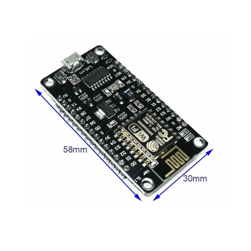 ElectroWorldFR NodeMcu V3 ESP8266 WiFi Development Board with CH340 Compatible