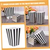 Mobestech Diy Popcorn Buckets 32 Pack Striped Paper Containers Bulk