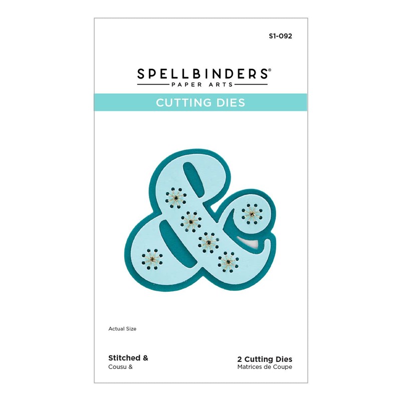 Spellbinders - Stitched &- Stitched Alphabet