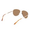 EVEE Polarized Aviator Sunglasses Classic Military Sunglasses (Scout) (Gold, 62)