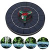 Mipcase Solar Fountain Pump with RGB Lights Solar Feature for