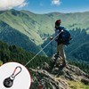 GLADFRESIT Compass Waterproof Portable Pocket Compass with Keychain Navigation Compass