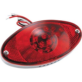 Close Out Biker's Choice 489649 Red L.E.D. Cateye Taillight