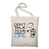 Marvin Don't Talk To Me About Life Jute Bag Cotton