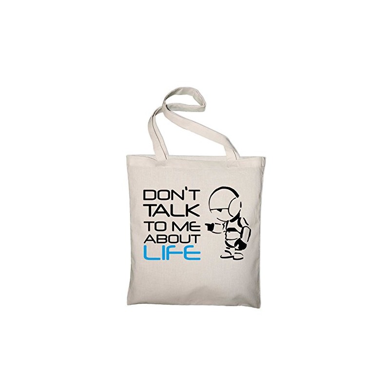 Marvin Don't Talk To Me About Life Jute Bag Cotton