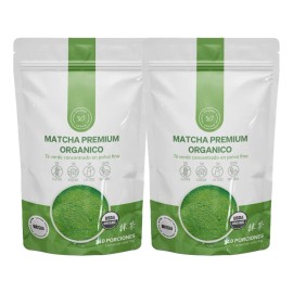 Té Matcha Japonés Premium Orgánico 2 Bolsas (70g C/u)
