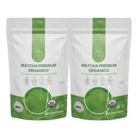 Té Matcha Japonés Premium Orgánico 2 Bolsas (70g C/u)