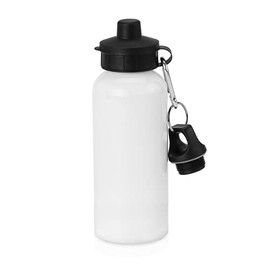 MR.R Sublimation Blanks White Sport Aluminum Bottle Portable Two Tops Bottle 600ml for Heat Press Transfer Printing