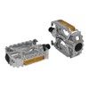 Benotto Pedal NWL-979 9/16 con Reflejantes Aluminio Plata