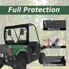 Rhino 660 YONQIFON UTV Rear Window with Zipper Open Soft