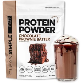 Clean Simple Eats Whey Protein Powder Choc Brownie 30 Servings