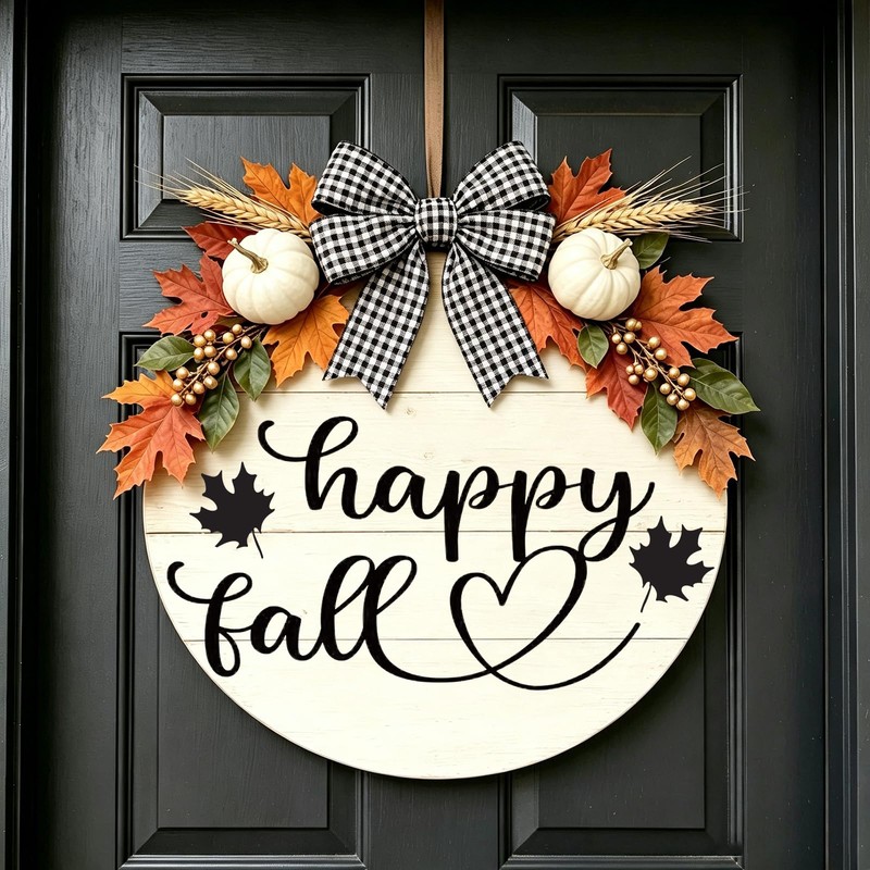 18 PCS Fall Stencils for Door Mats Crafts