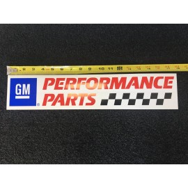GM Performance Parts Original Racing Stickers 5 Pack size  18x 3 3/4