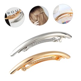 Beavorty 2pcs Hair Accessories for Women Hair Clips French Barrettes for Stylish Hairstyles