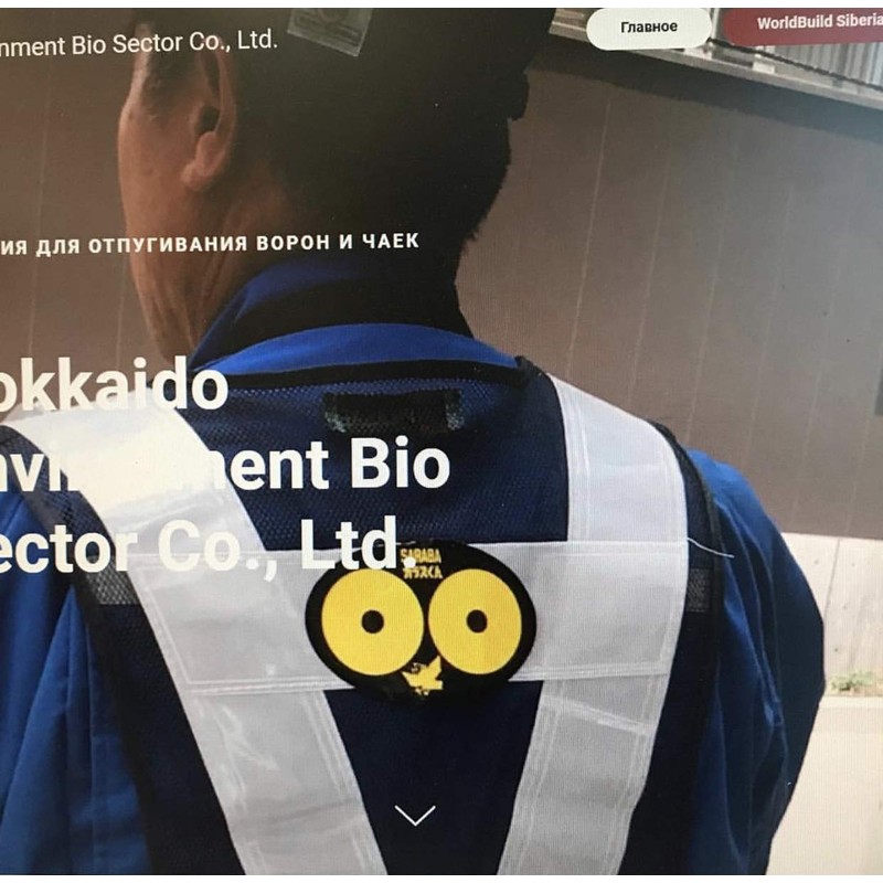 Crow Protection Goods "SARABA Crow-kun" Sticker Pack of 2