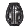 Solar Garden Lantern LED Outdoor Solar Lantern Waterproof Decorative Rattan