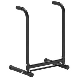Dip Station Functional Heavy Duty Stands Fitness Workout bar Stabilizer Parallette Push Up Stand - Color: Black-02