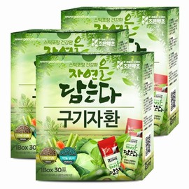 Joeun Yakcho 구기자환 스틱형 3g x 30포 x 3 Gugija Herbal Stick 3g x 30 Packs x 3
