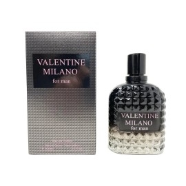 Fragrance Couture Perfume for Men Valentine Milano Toilette 3.4 Fl.oz EDT Best Gift with Pouch - No Pouch