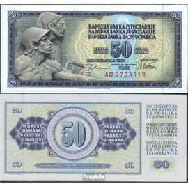 Banknote Yugoslavia Pick-number: 89a uncirculated 1978 50 Dinara (money for collectors - no means of payment)