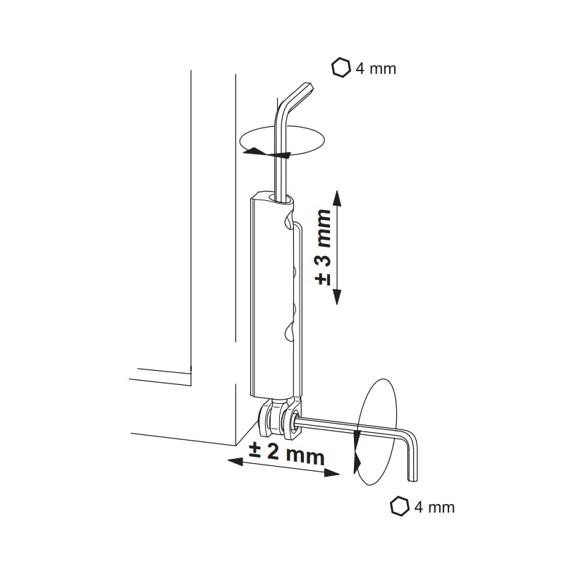 Repair Screws 4.3 x 40 mm for Winkhaus Corner Bearings
