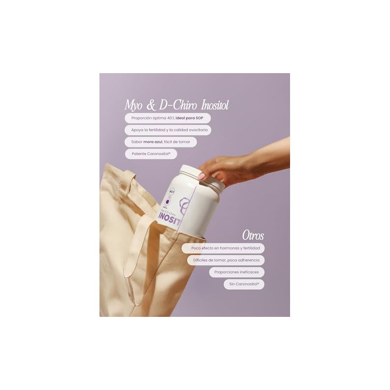 nutriADN – Myo & D-Chiro Inositol 40:1– Con Caronositol® (Mora