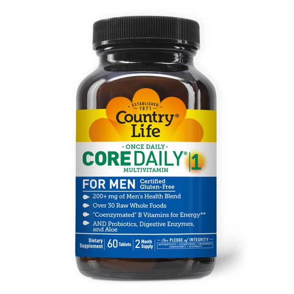 Country Life Core Daily 1 for Men Tablets, 60 Count