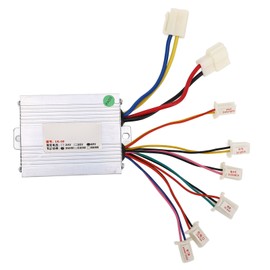 Brush Motor Controller 48V 350W Aluminum Alloy Multiple Protection Bike Motor Controller for Electric Tricycle Motorbike