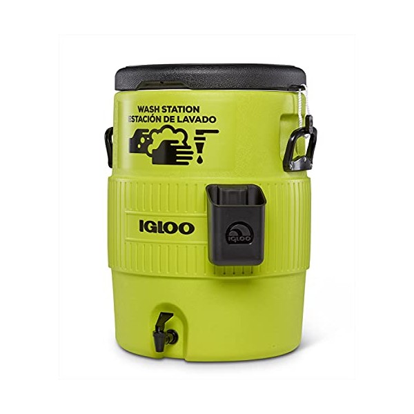 Igloo Hardsided Commerical Acid Green 10-Gallon Seat Top Wash Station