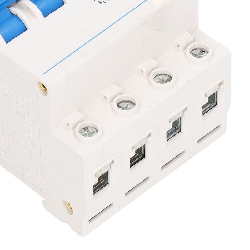 4P Miniature Circuit Breaker DIN Rail Mount Low Voltage Overload