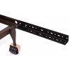 bedCLAW 13" Steel Bed Frame Extension Rails, 1.5"x1.5", Set of