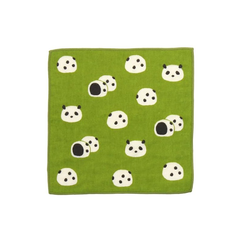 Hamamonyo Washed Towel Handkerchief, Mame-Daifuku Panda