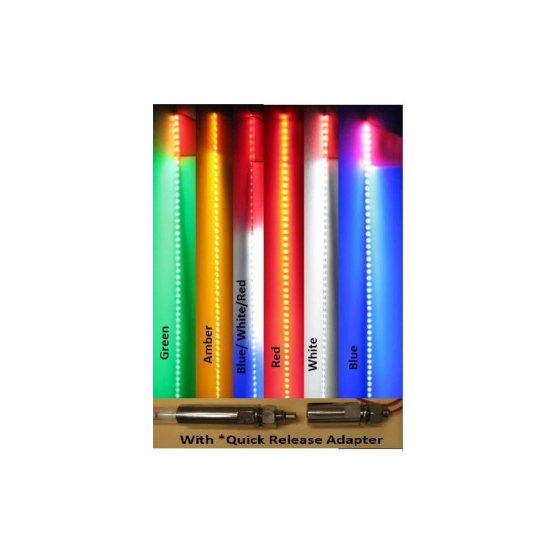 DW 6 Feet Quick Release ATV UTV LED Light Whip