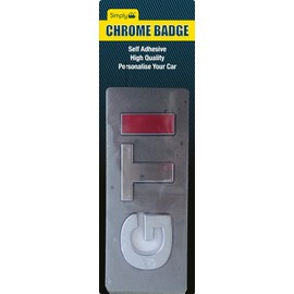 Simply CB51 GTI Styling Badge, Chrome