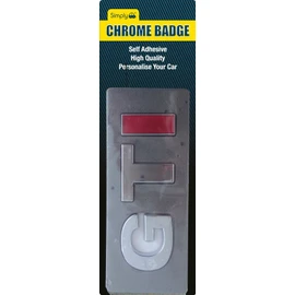 Simply CB51 GTI Styling Badge, Chrome
