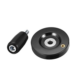 sourcing map Hand Wheel 63mm Diameter 8mm Hole Diameter for Milling Machine