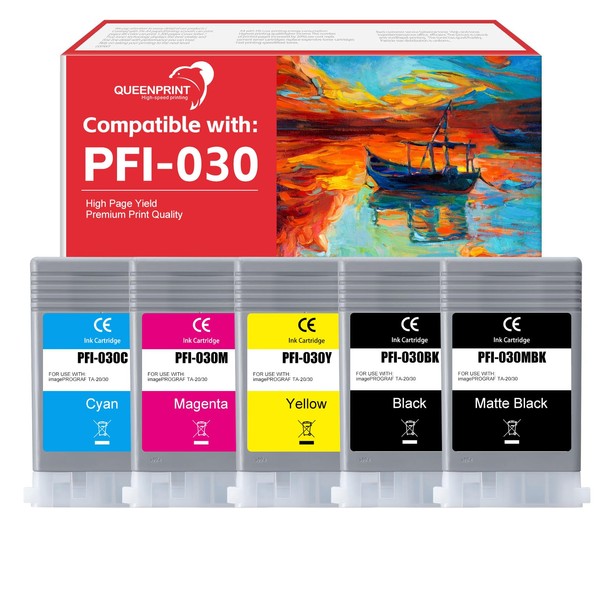 PFI-030 Ink Cartridge Compatible PFI-030 MBK PFI-030 BK PFI-030 C