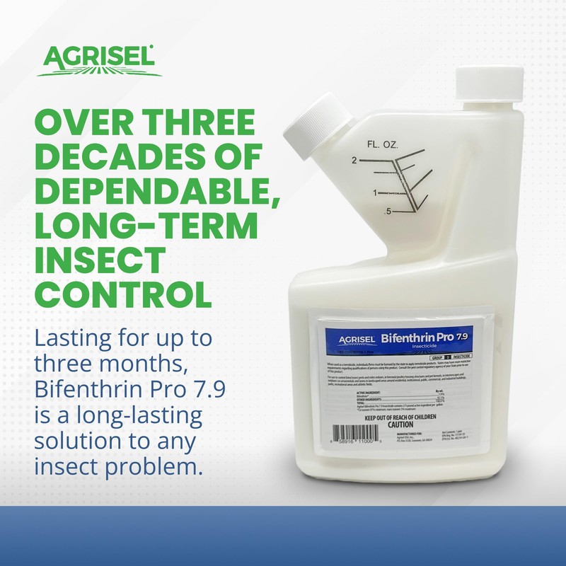 Agrisel Bifenthrin Pro 7.9, Insect Control, Safe for Plants &