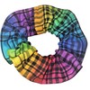 Rainbow Fabric Hair Scrunchie Ties Scrunchies by Sherry