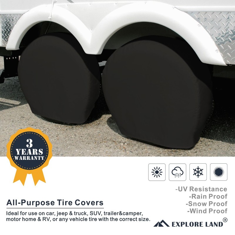 Explore Land Tire Covers 2 Pack - Tough Tire Wheel